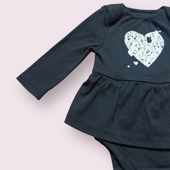 Disney Baby Jumping Beans 101 Dalmatians Skirted Onsie - Picture 2 of 7